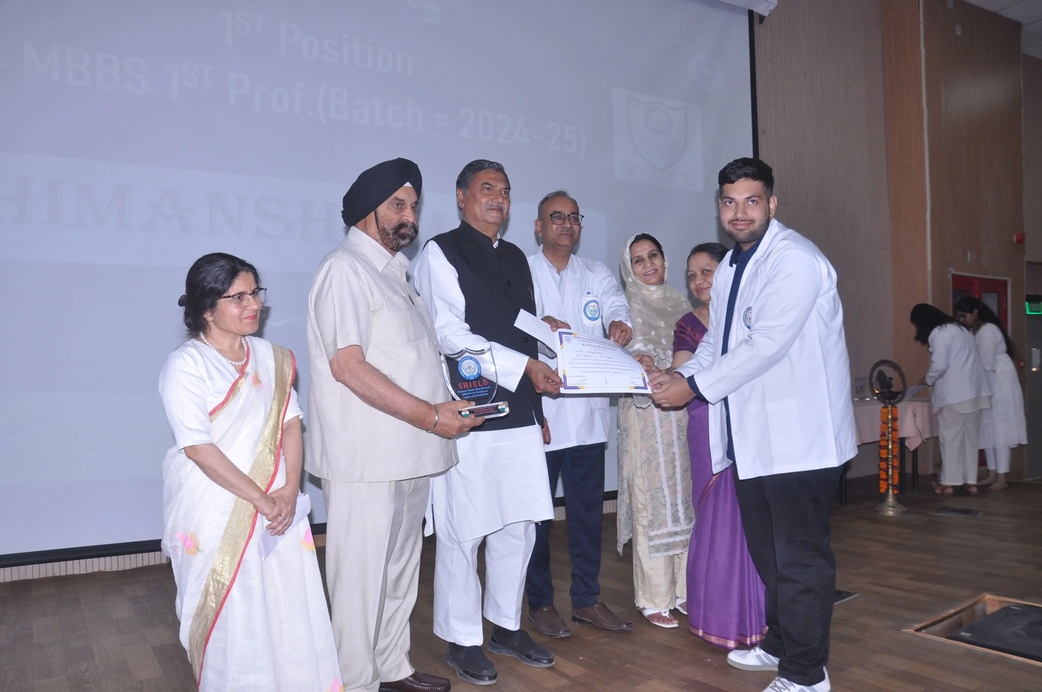 Shield Felicitation Ceremony